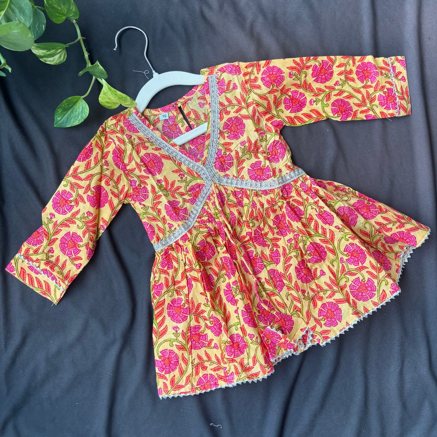 Genda Gulabi Sharara Set