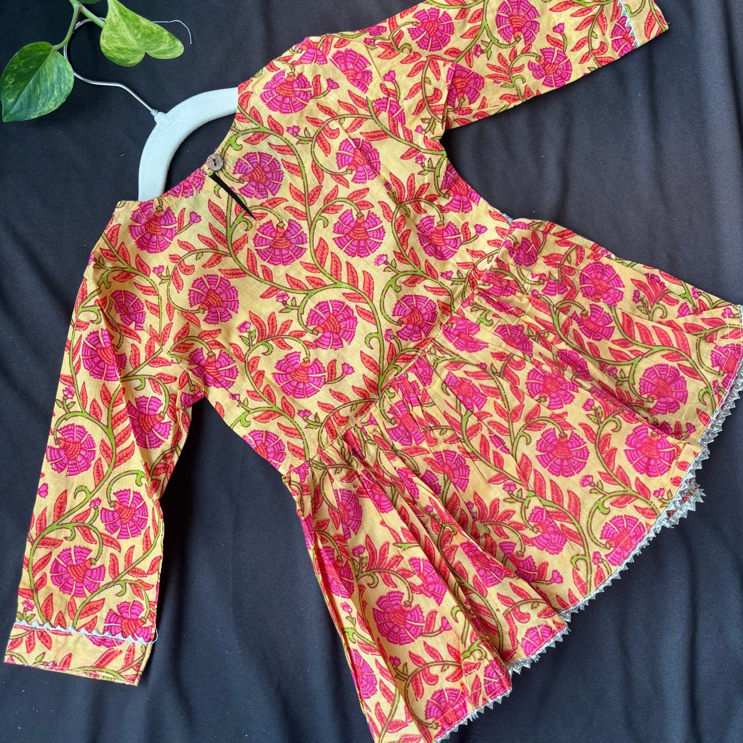 Genda Gulabi Sharara Set
