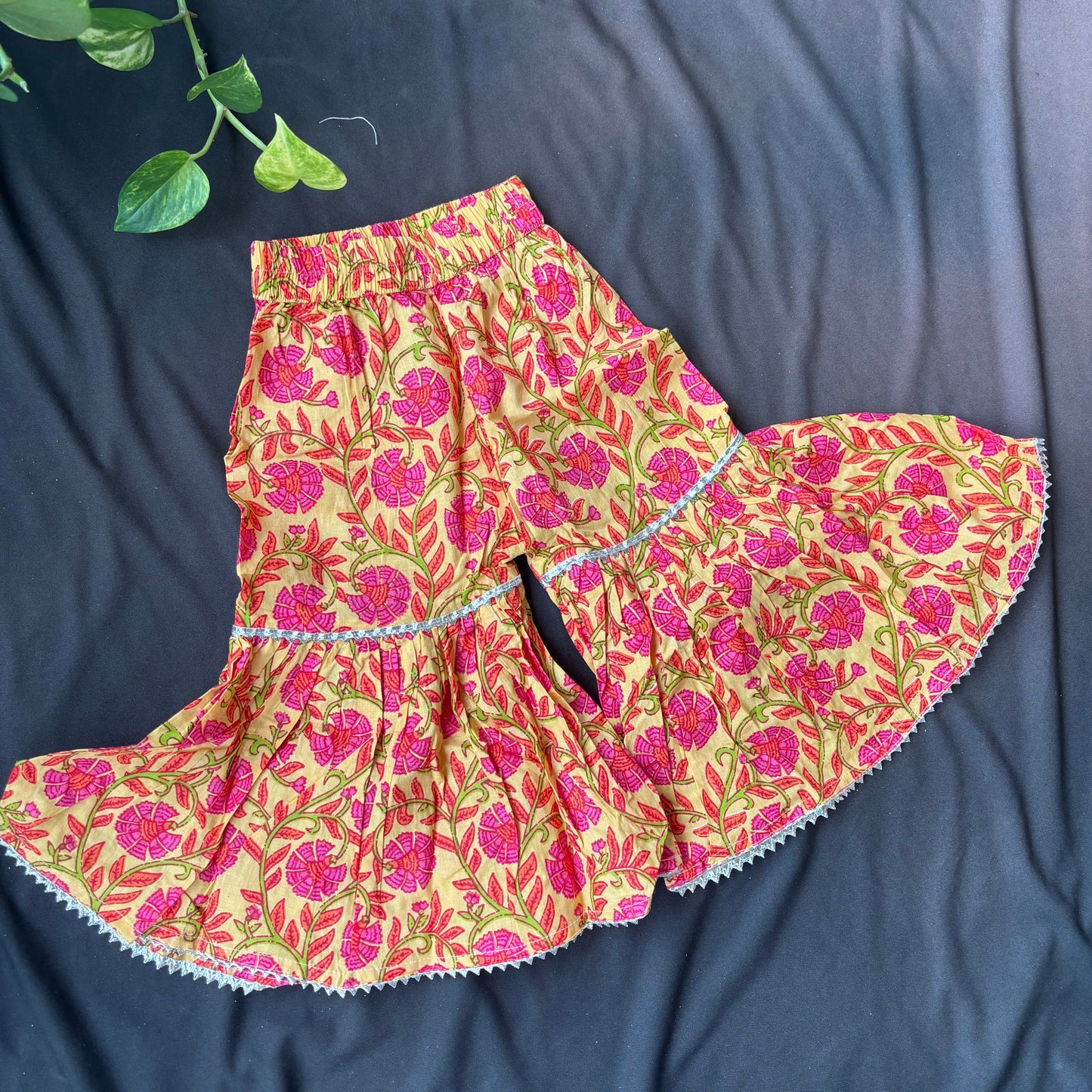 Genda Gulabi Sharara Set