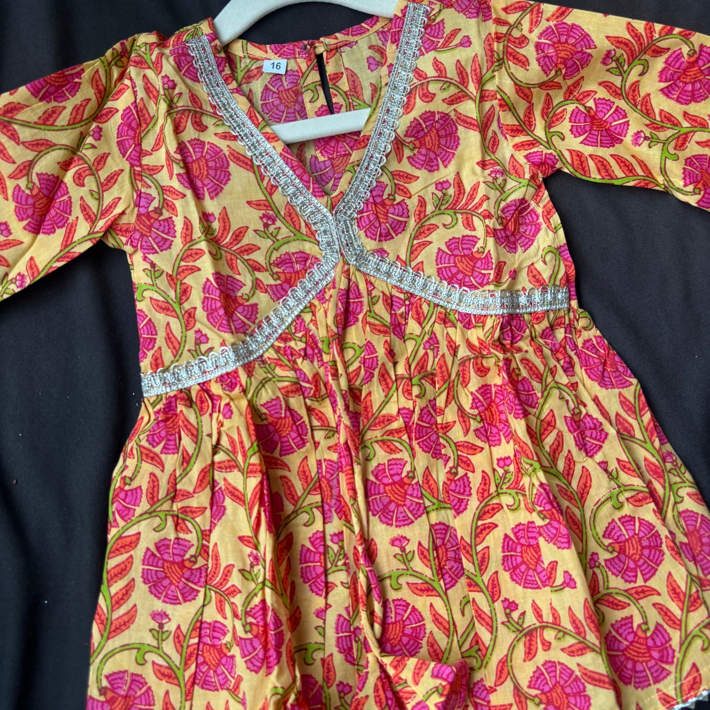 Genda Gulabi Sharara Set
