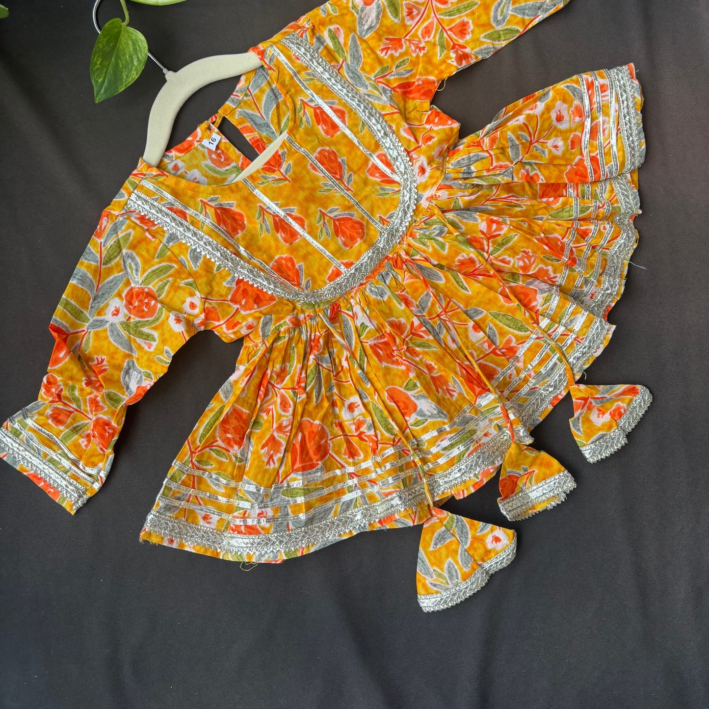 Haldi Phool Rang Sharara Set