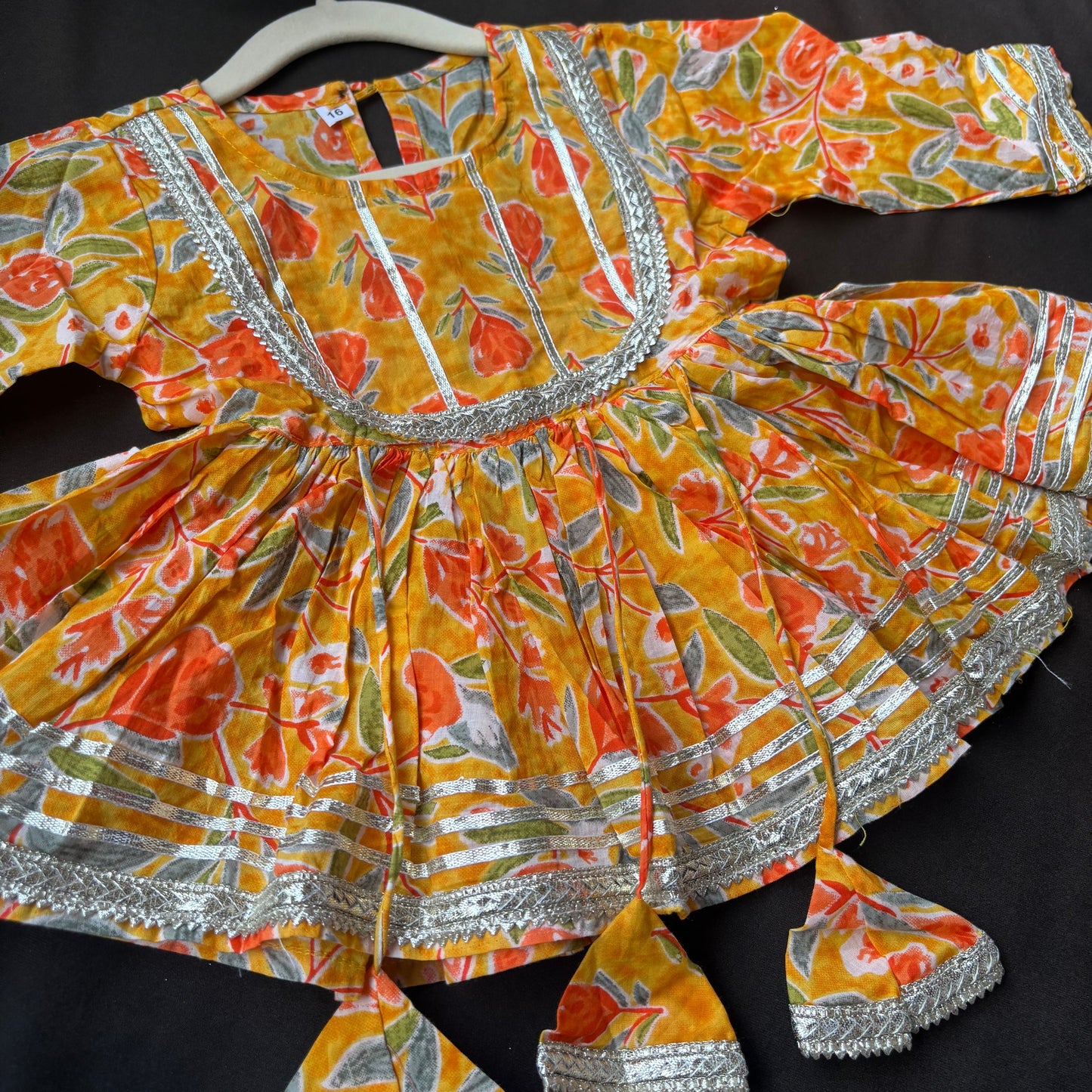 Haldi Phool Rang Sharara Set