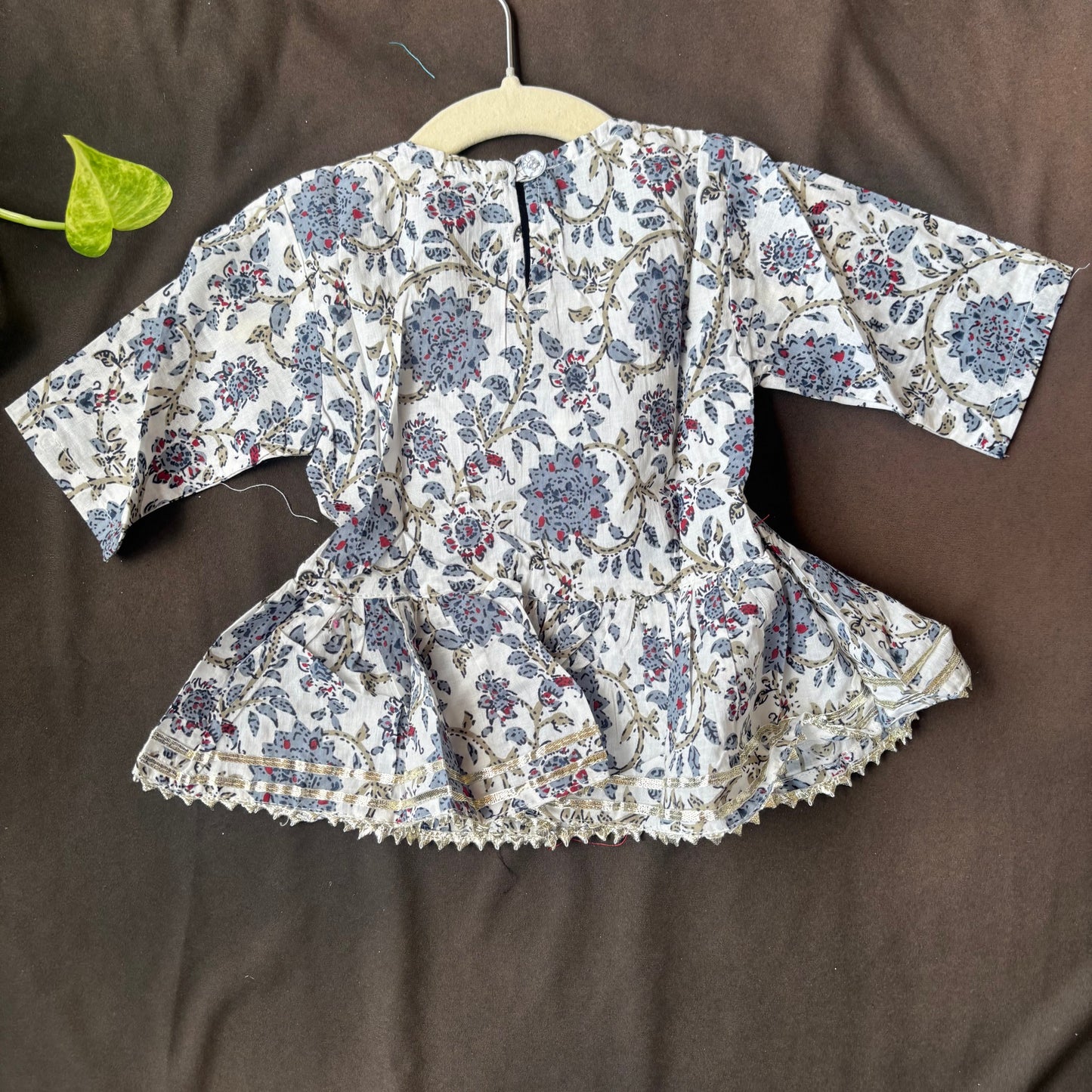Silver Mist Sharara Set