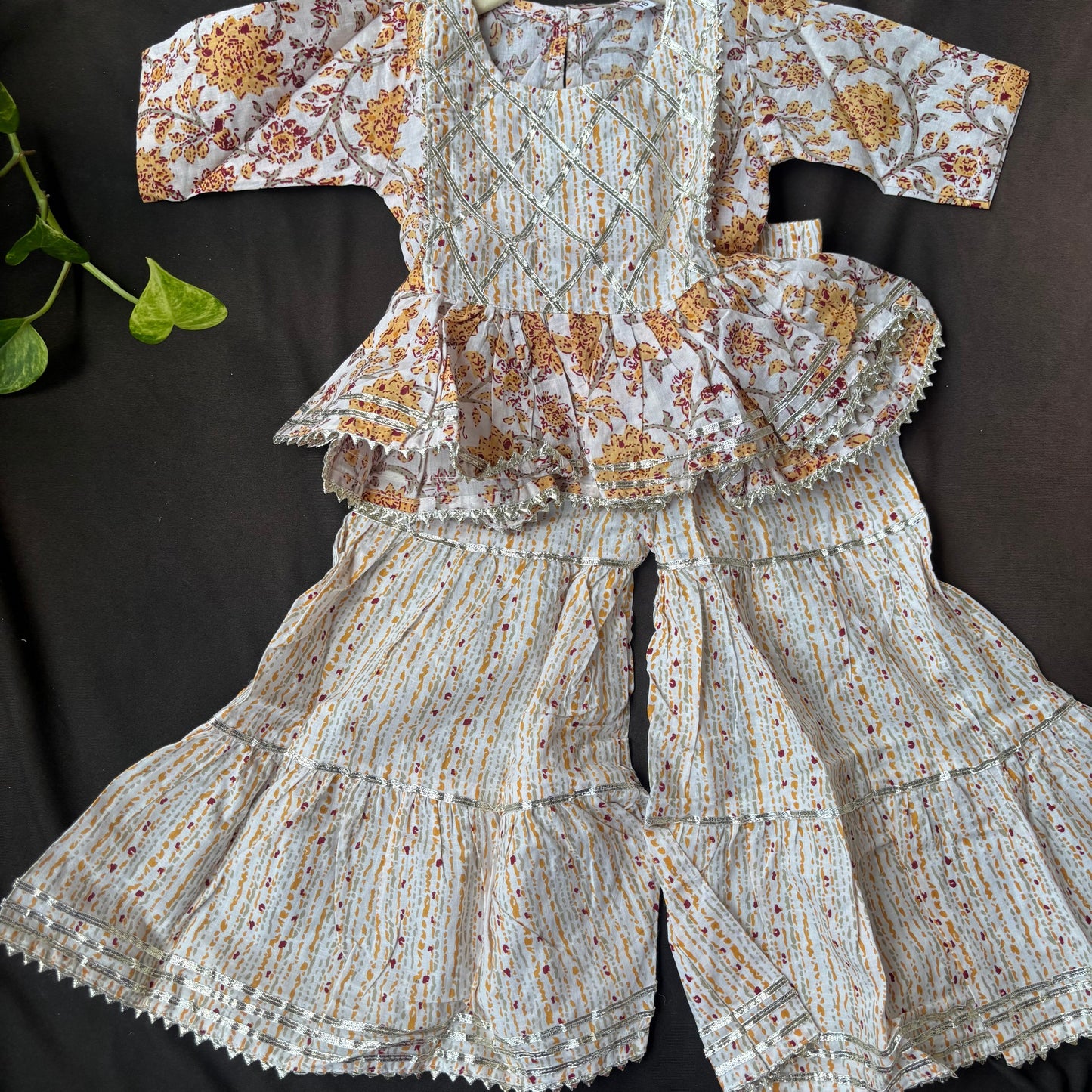 Sunhera Gulab Sharara Set