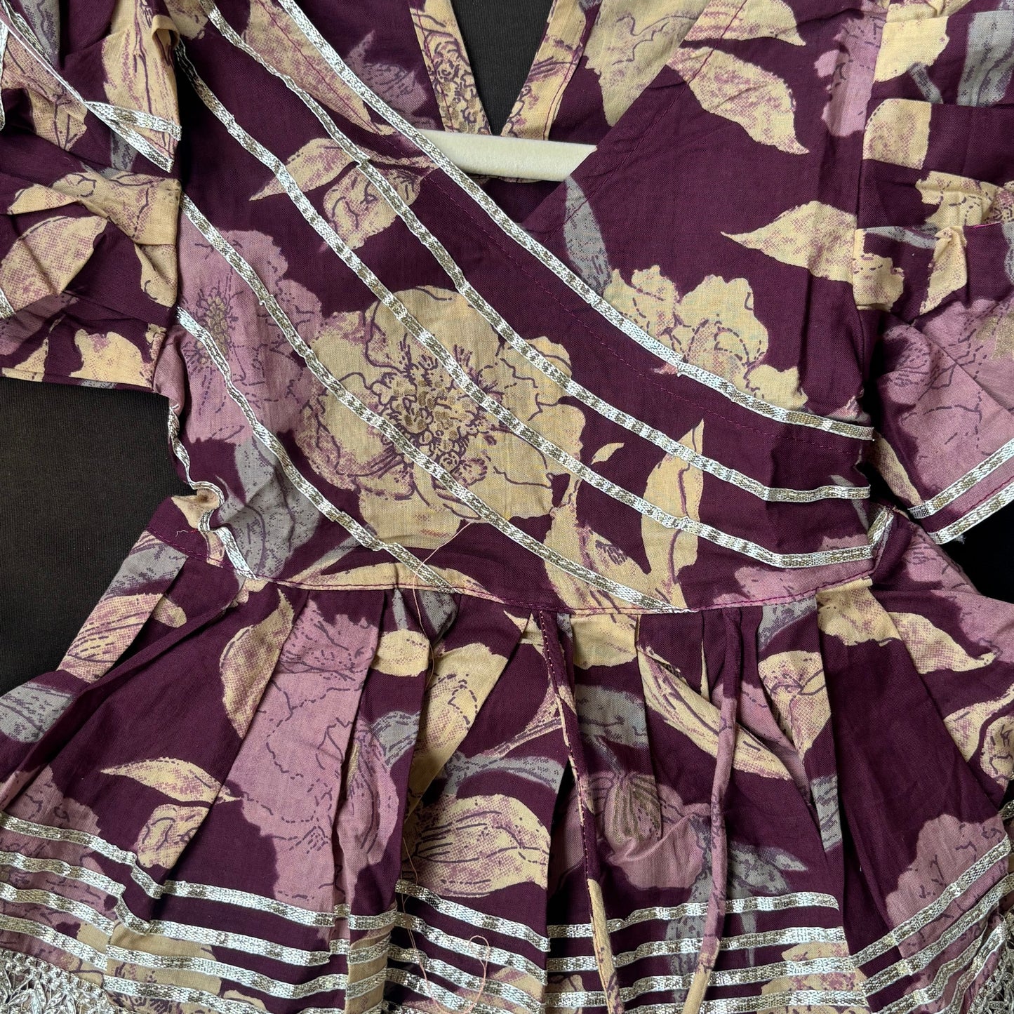 Zehra Purple Ethnic Set