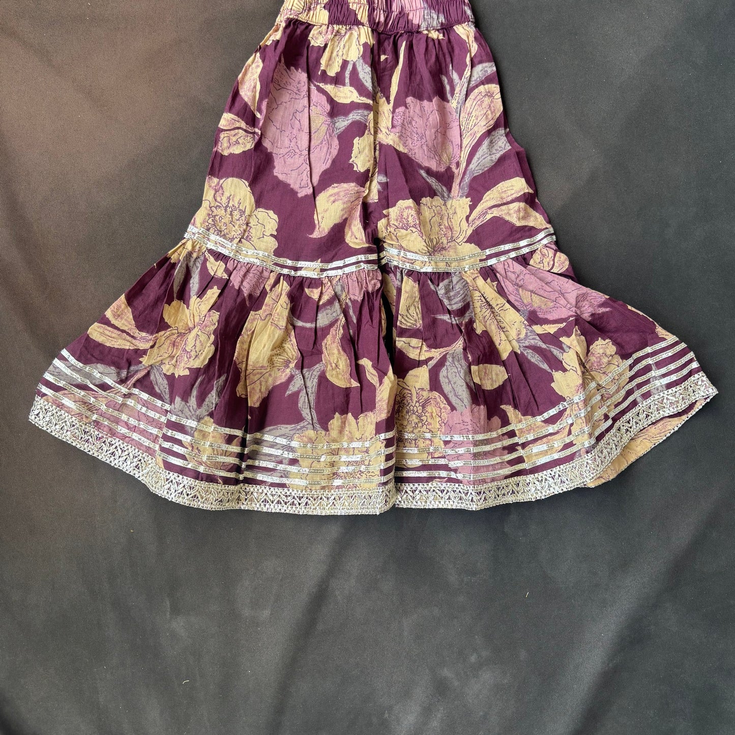 Zehra Purple Ethnic Set