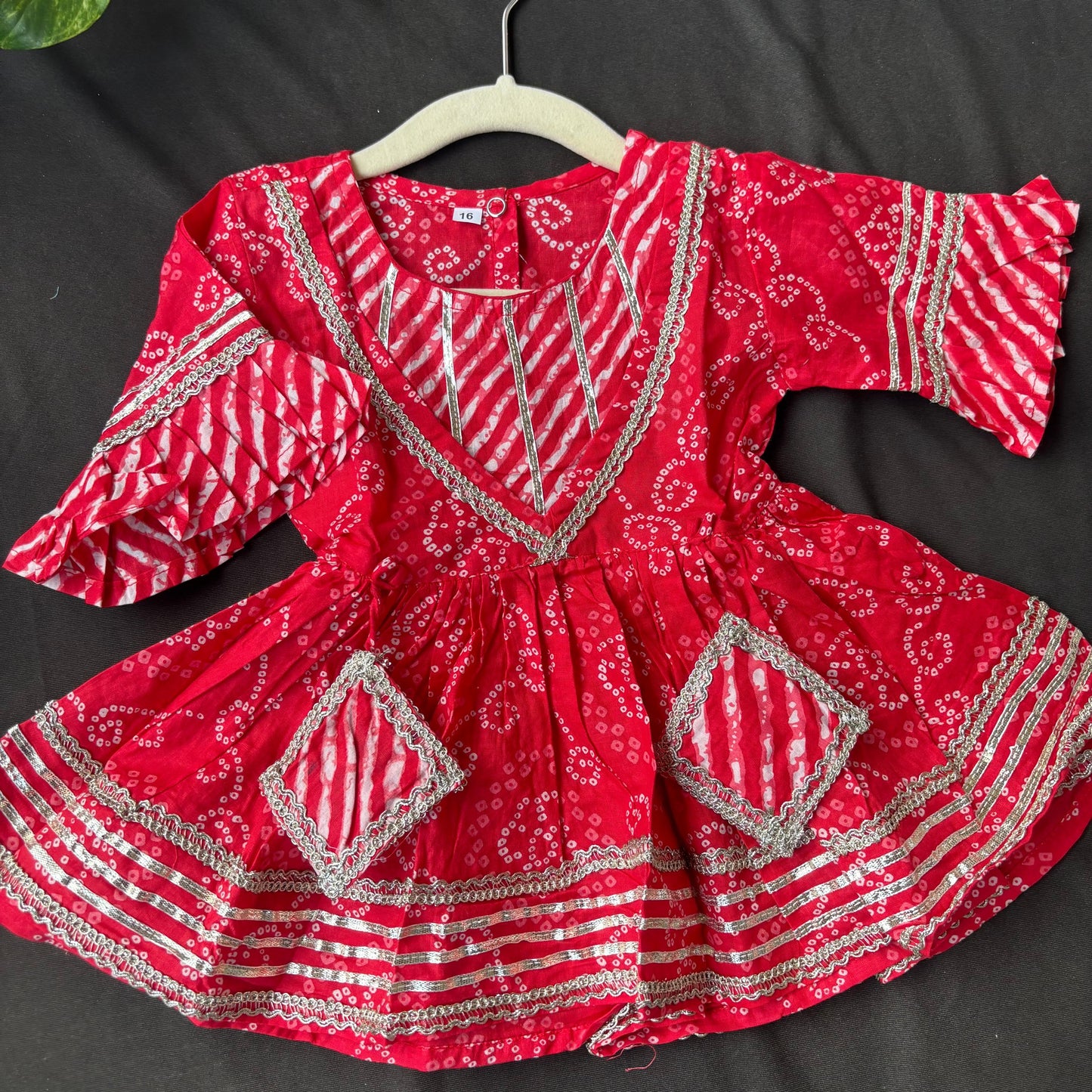 Bandhani Blossom Sharara Set