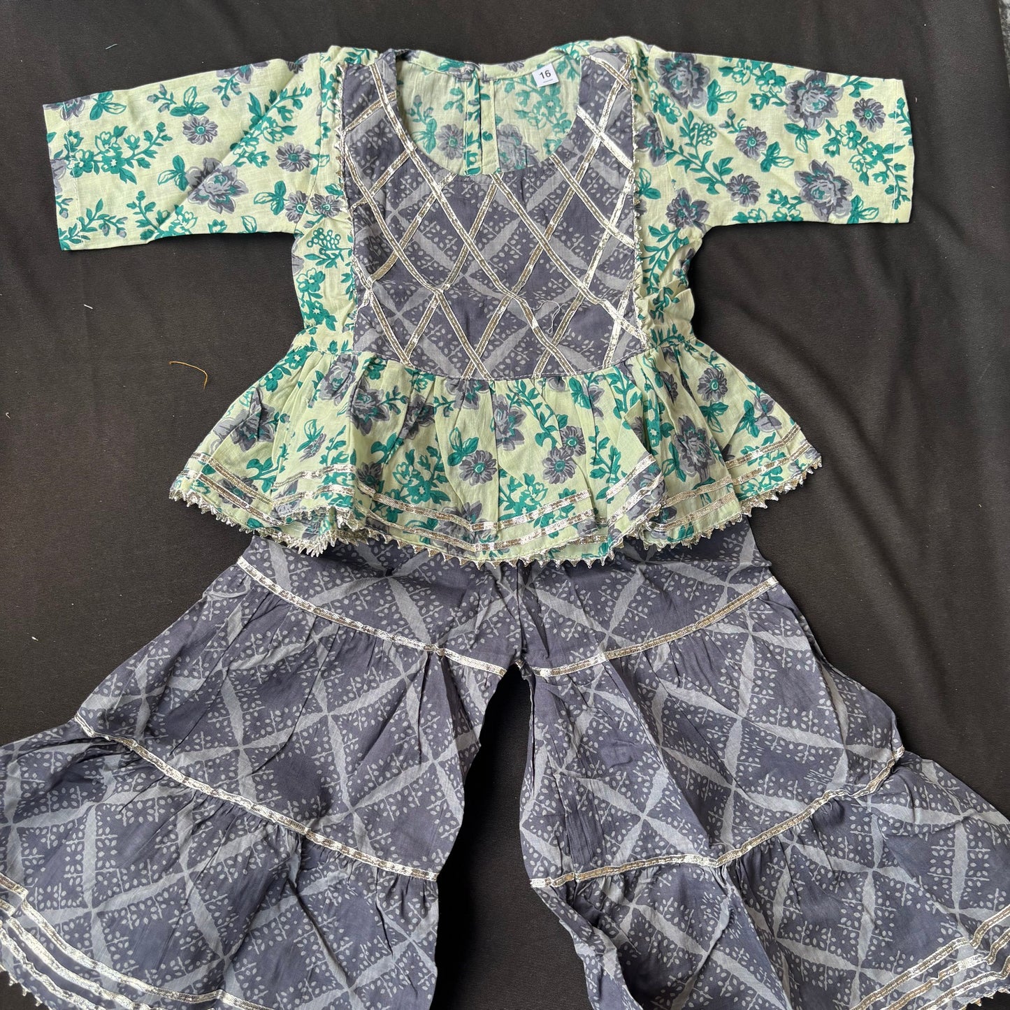 Gulab Tara Sharara Set