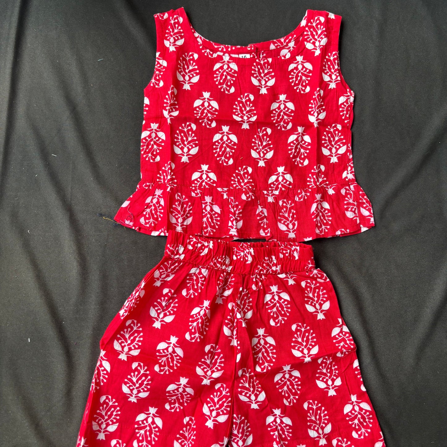 Cherry Leaf Shorts Co-Ord Set