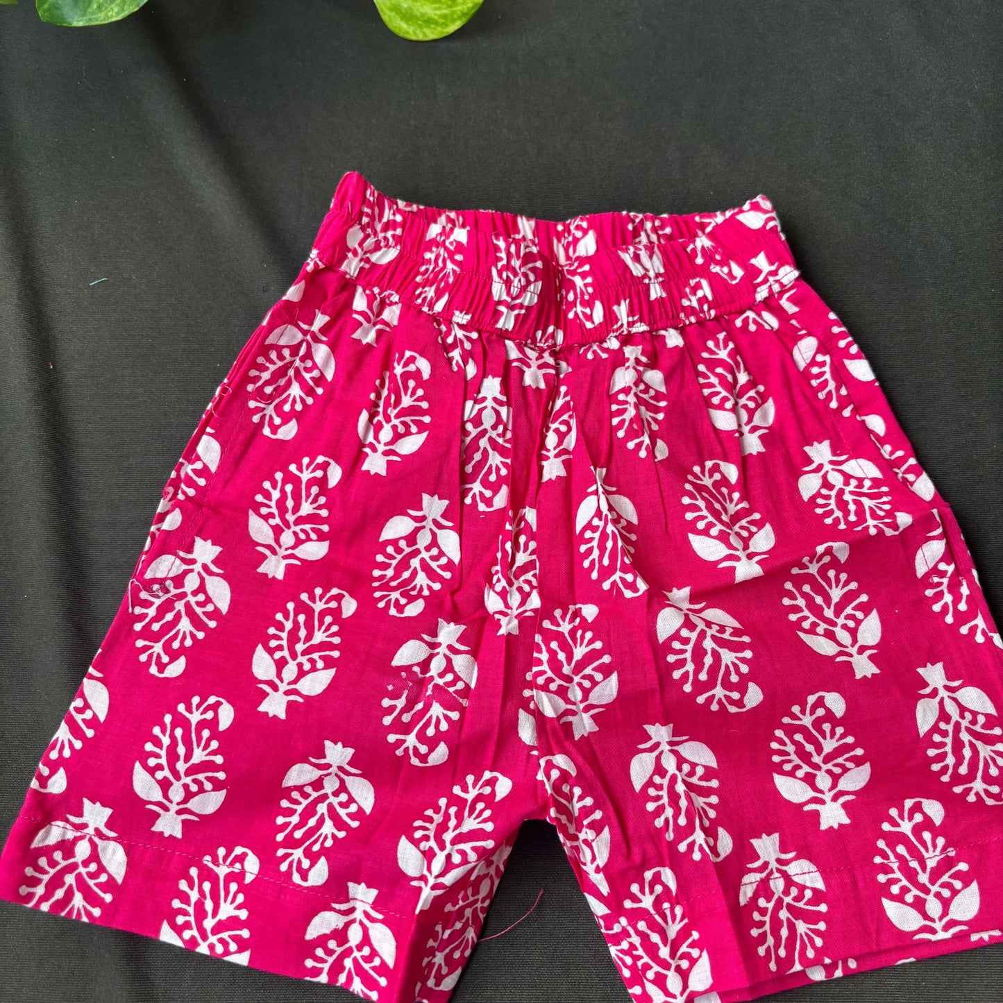 Pink Blossom Shorts Co-Ord Set