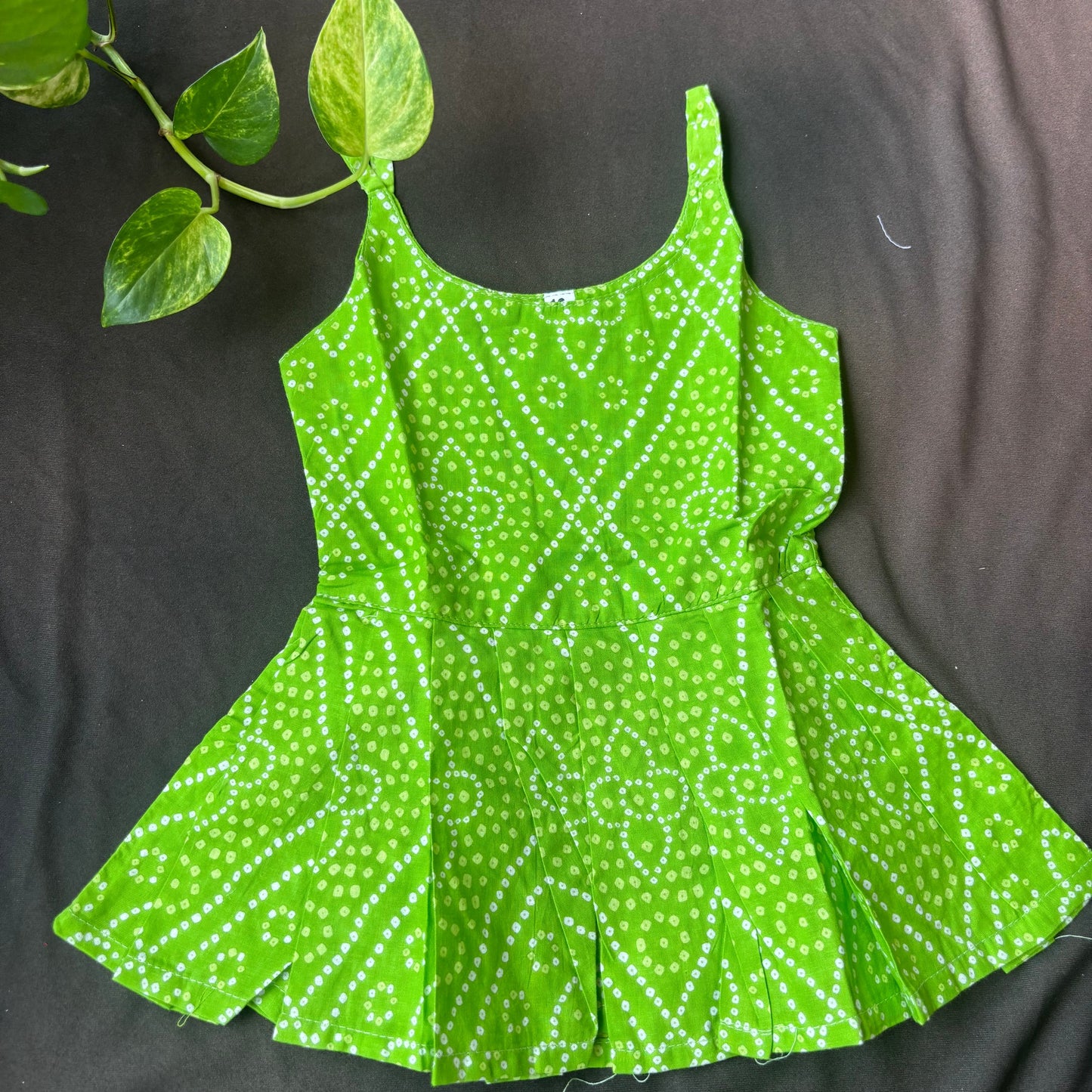 Lehariya Lime Frock
