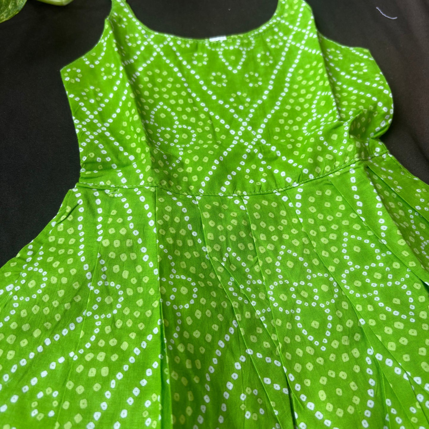 Lehariya Lime Frock
