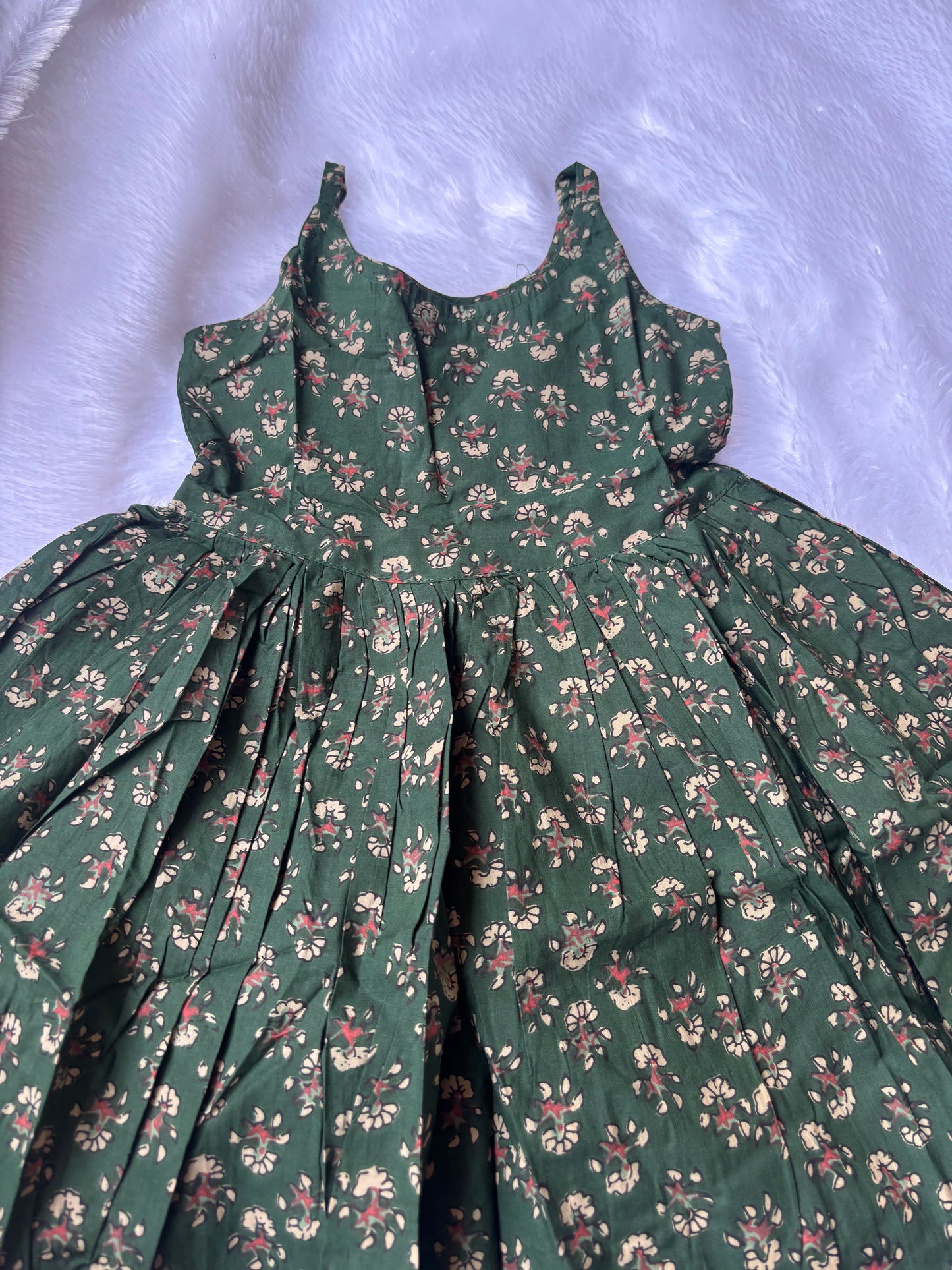 Olive Blossom Frock