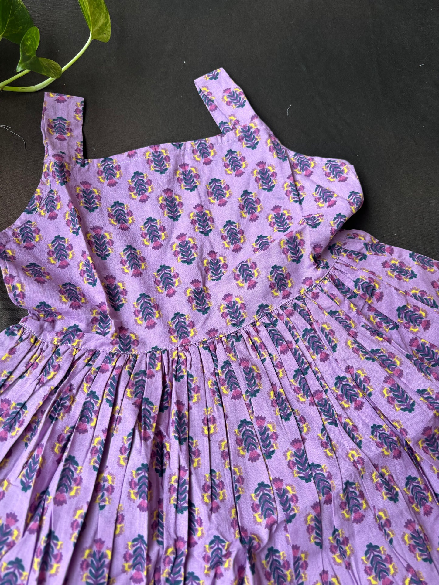 Lavender Bloom Cotton Frock