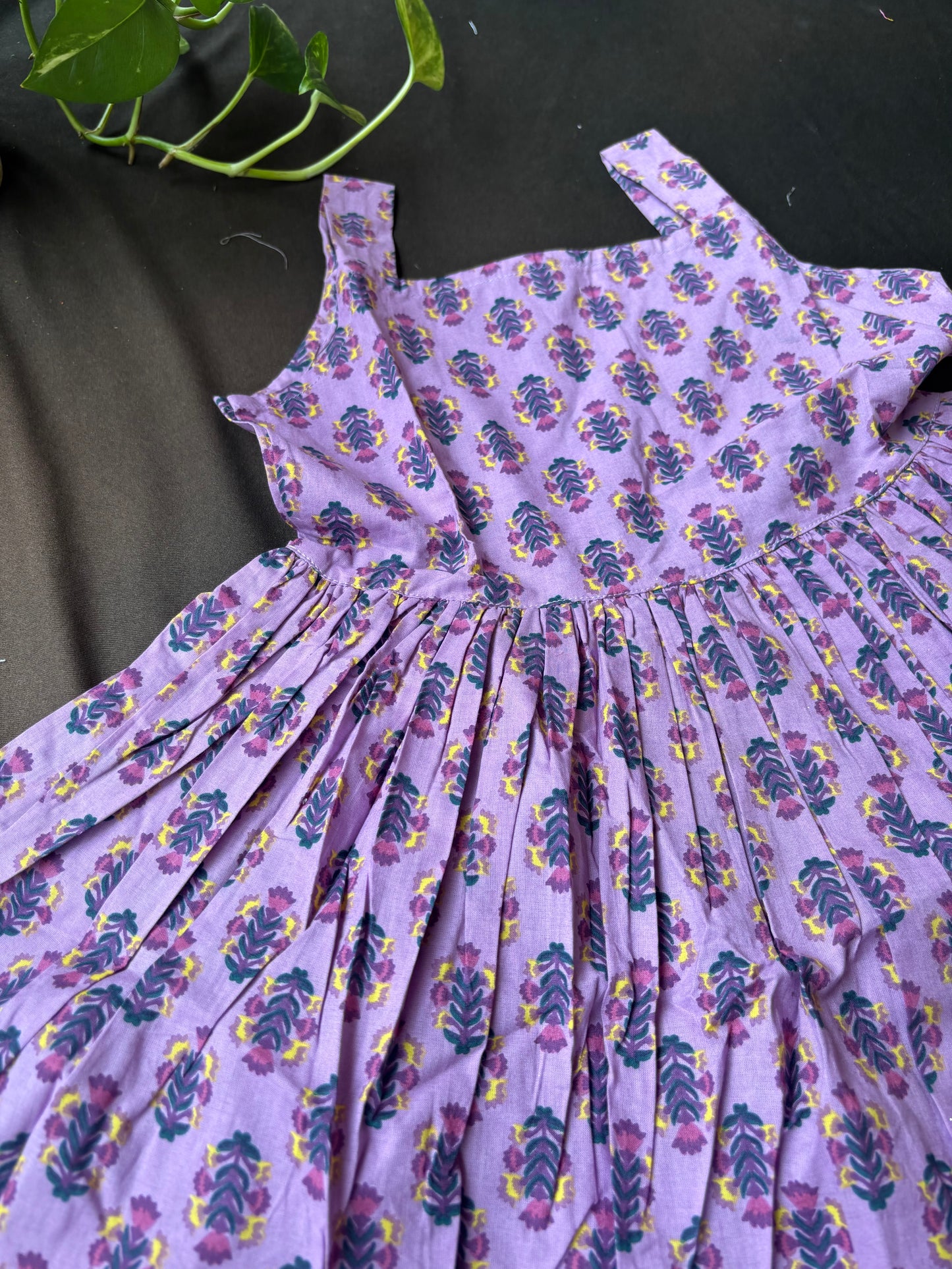 Lavender Bloom Cotton Frock