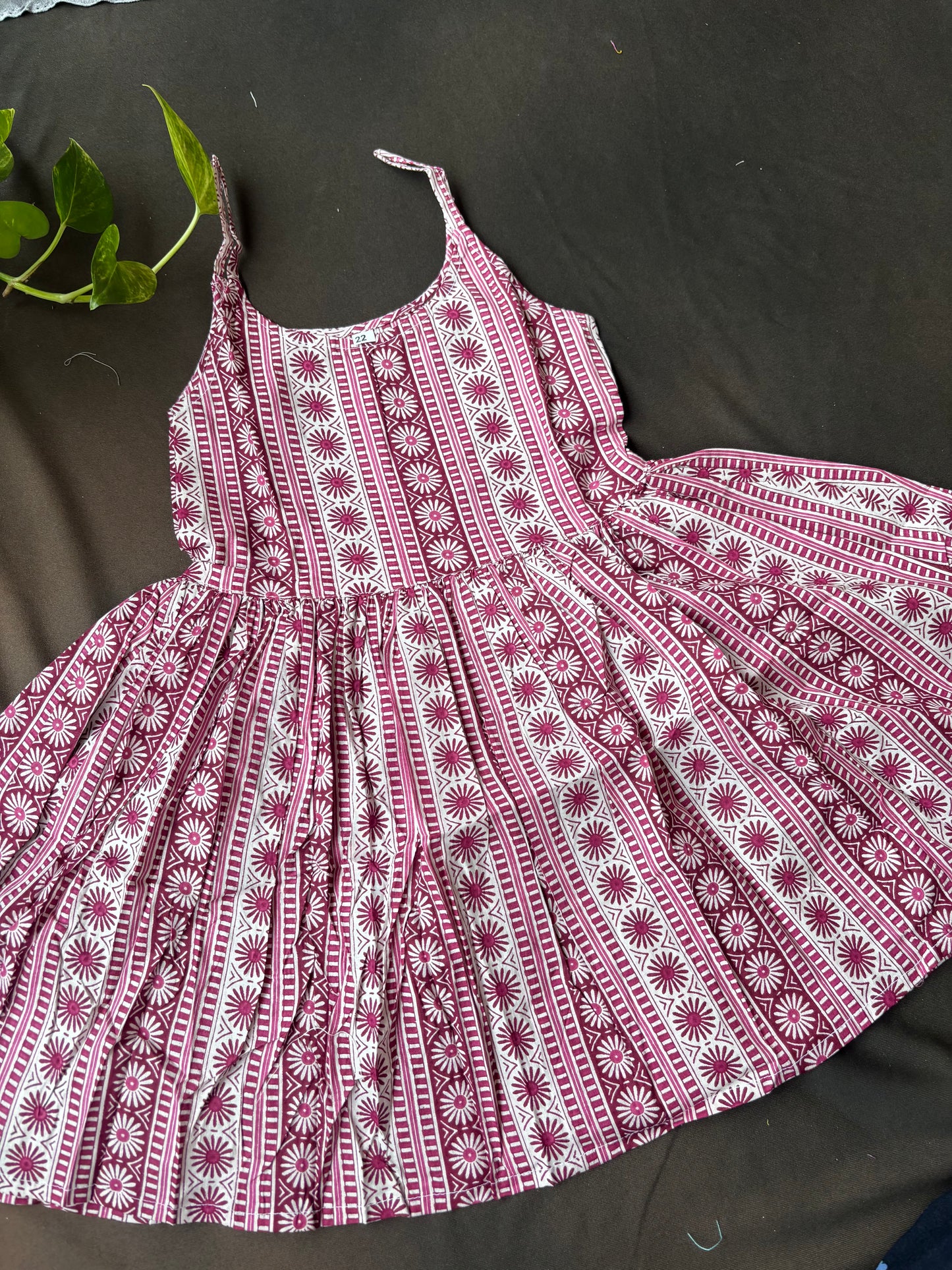 Berry Breeze Cotton Frock