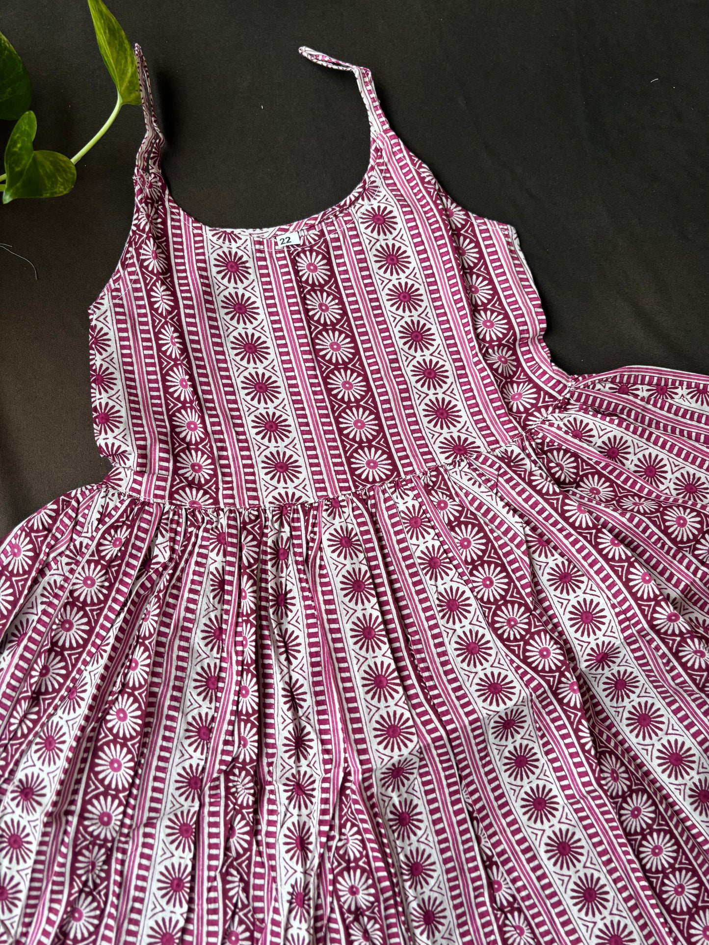 Berry Breeze Cotton Frock