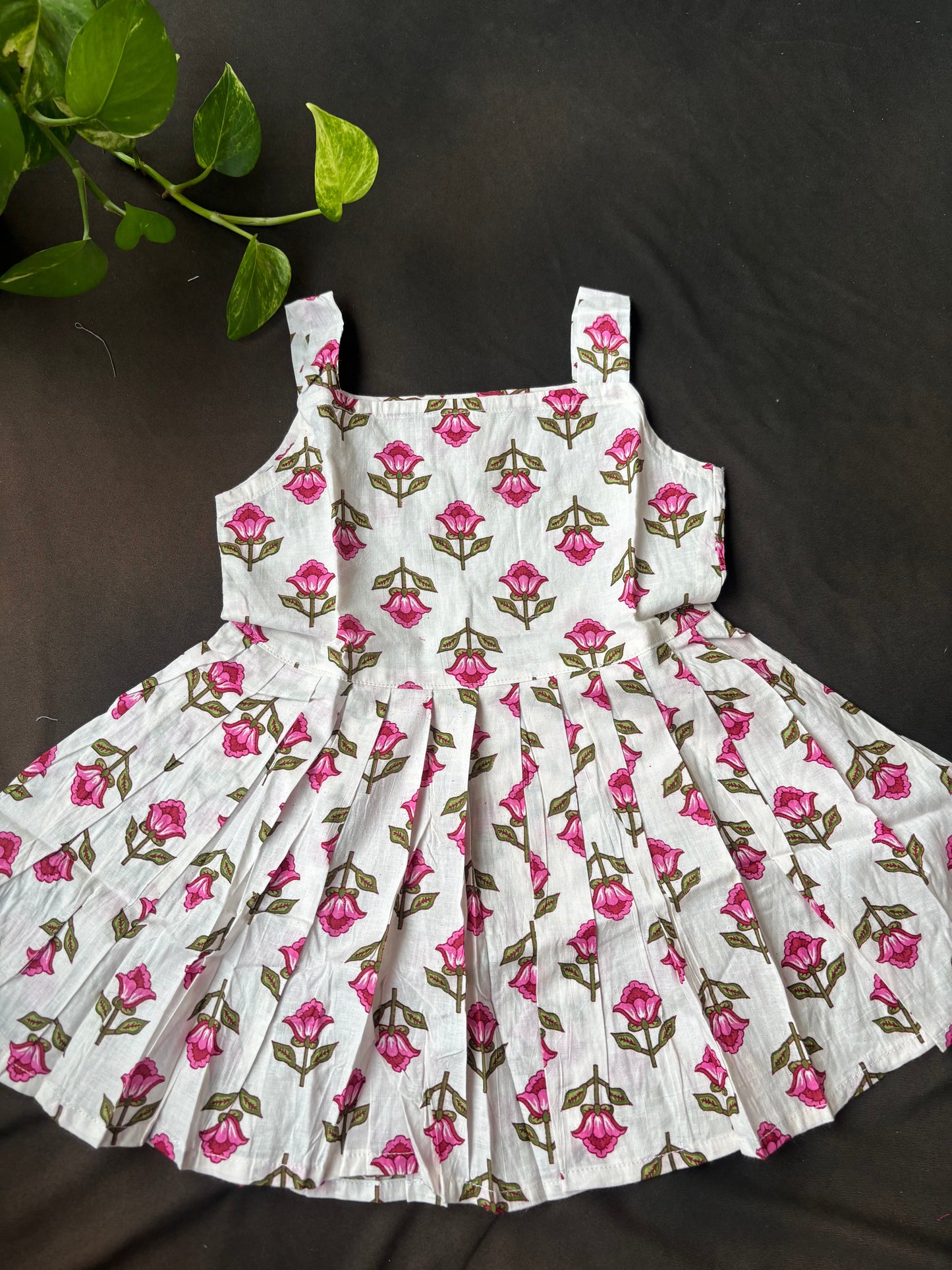 Pink blush floral frock