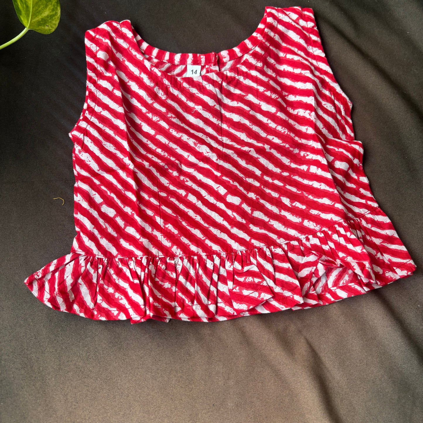 Cherry Stripe Delight Shorts Co-ord Set