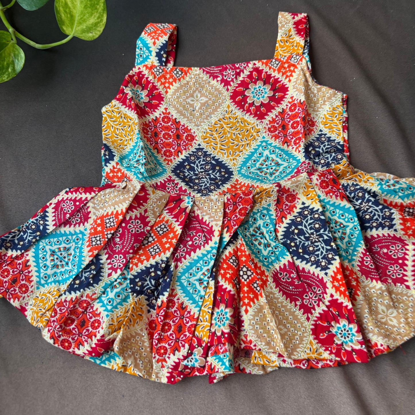 Patchwork Carnival Cotton Frock