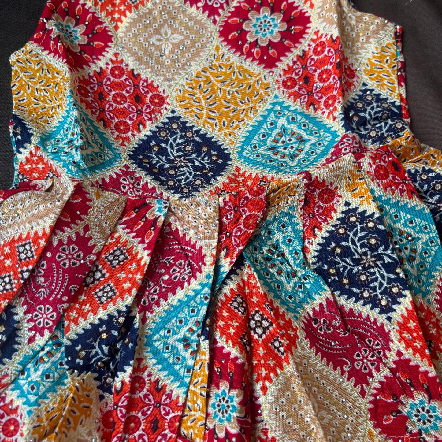 Patchwork Carnival Cotton Frock
