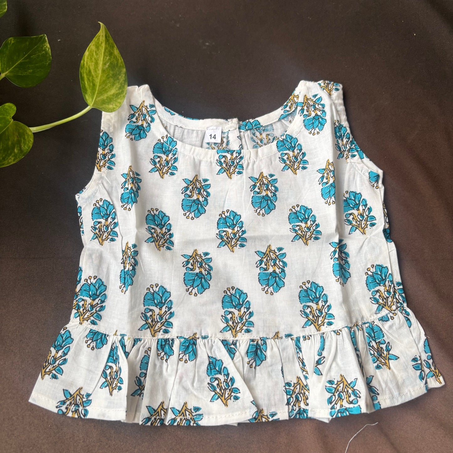 Blue Blossom Shorts Co-ord Set