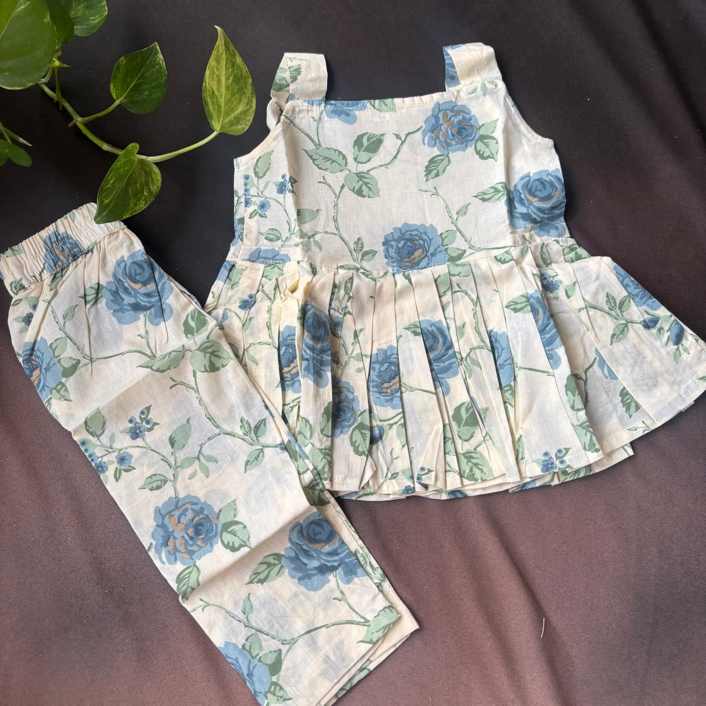 Blue Blossom Baby Co-ord Set