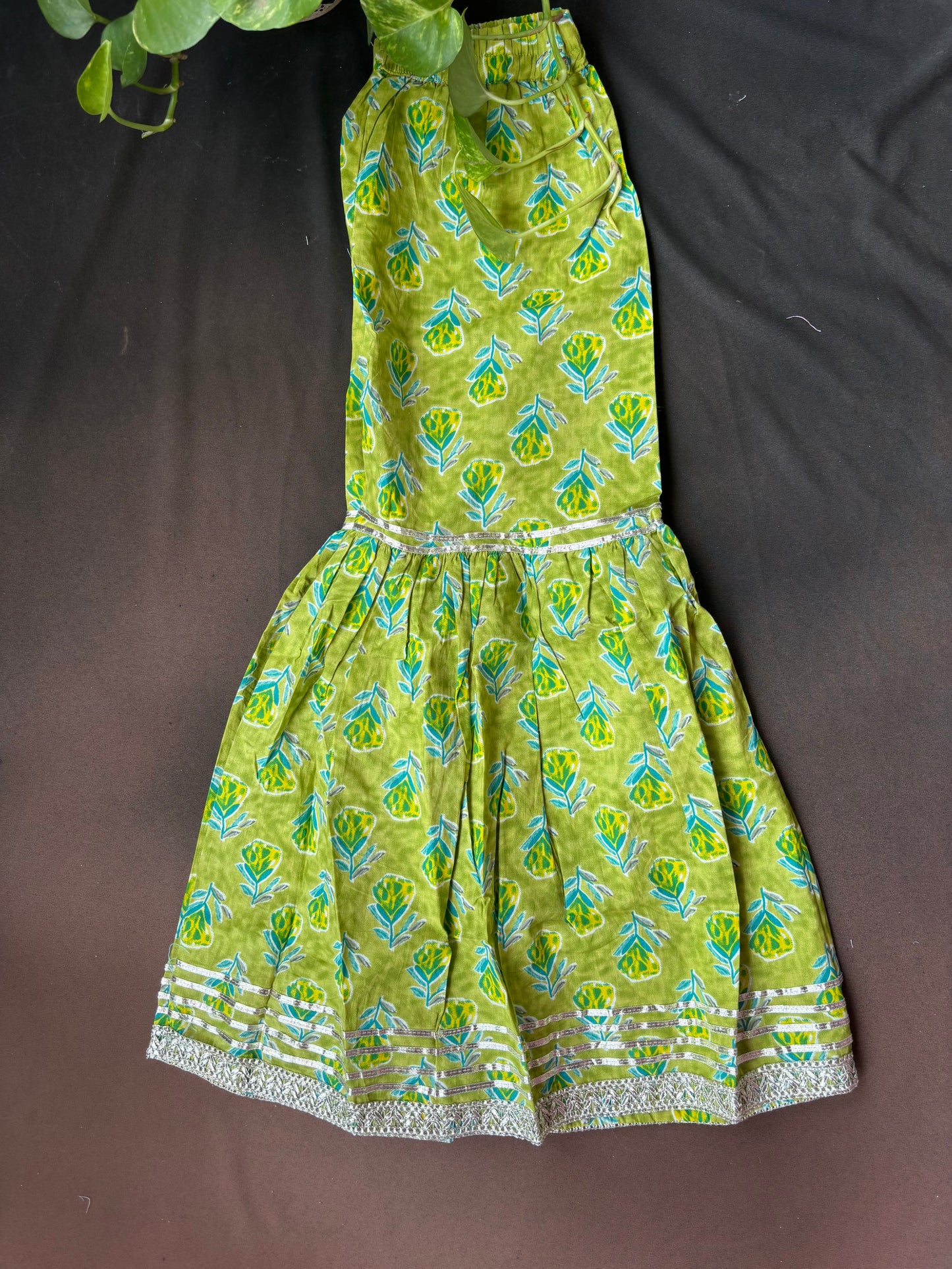 Neem Rang Sharara Set