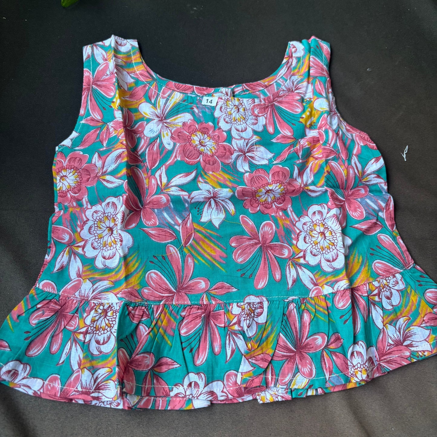 Teal Floral Shorts Co-ord Set