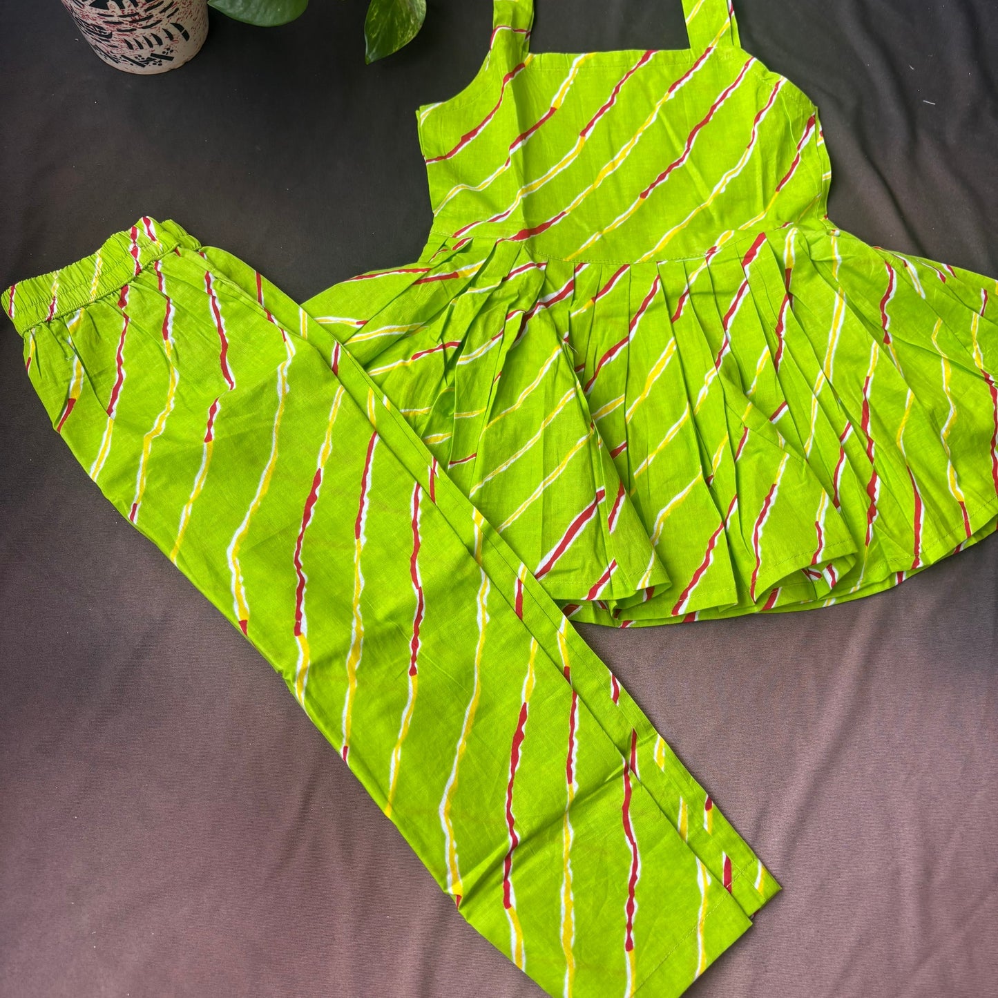 Lehriya Lime Co-ord Set