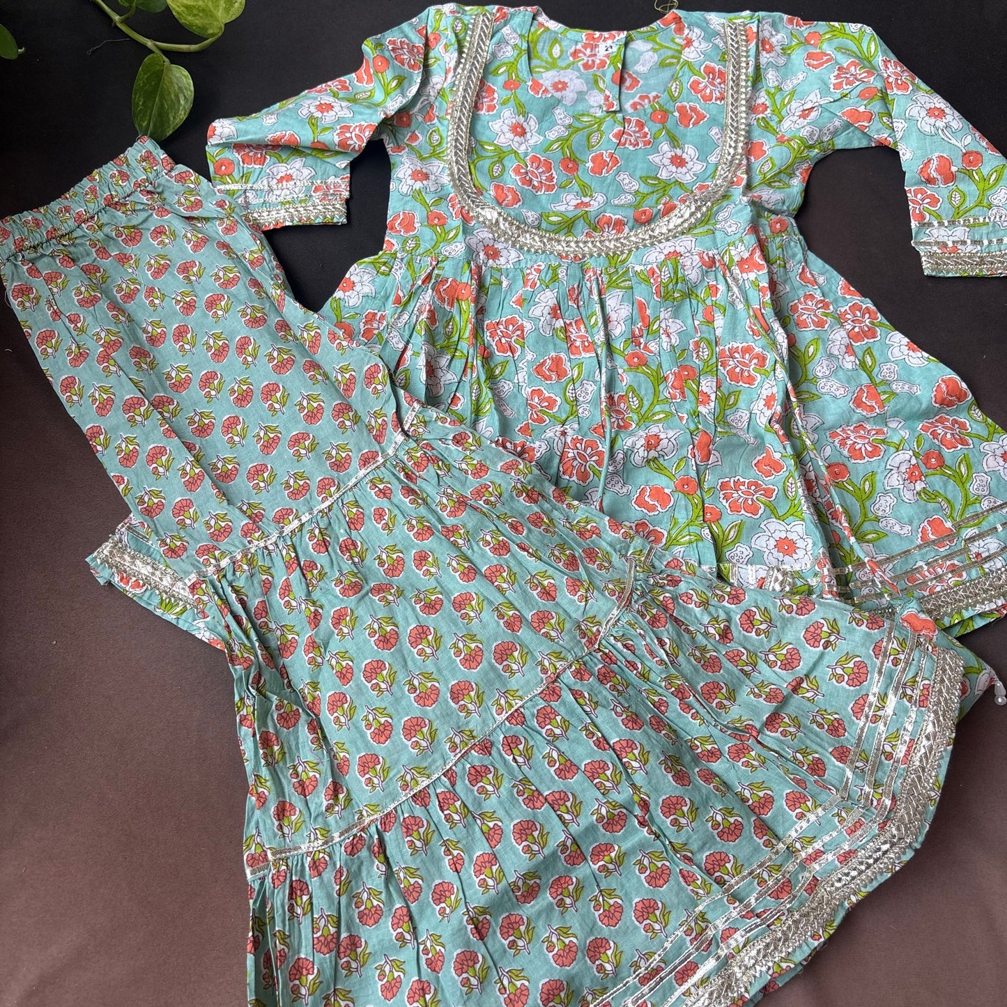 Garden Of Dreams Sharara Set
