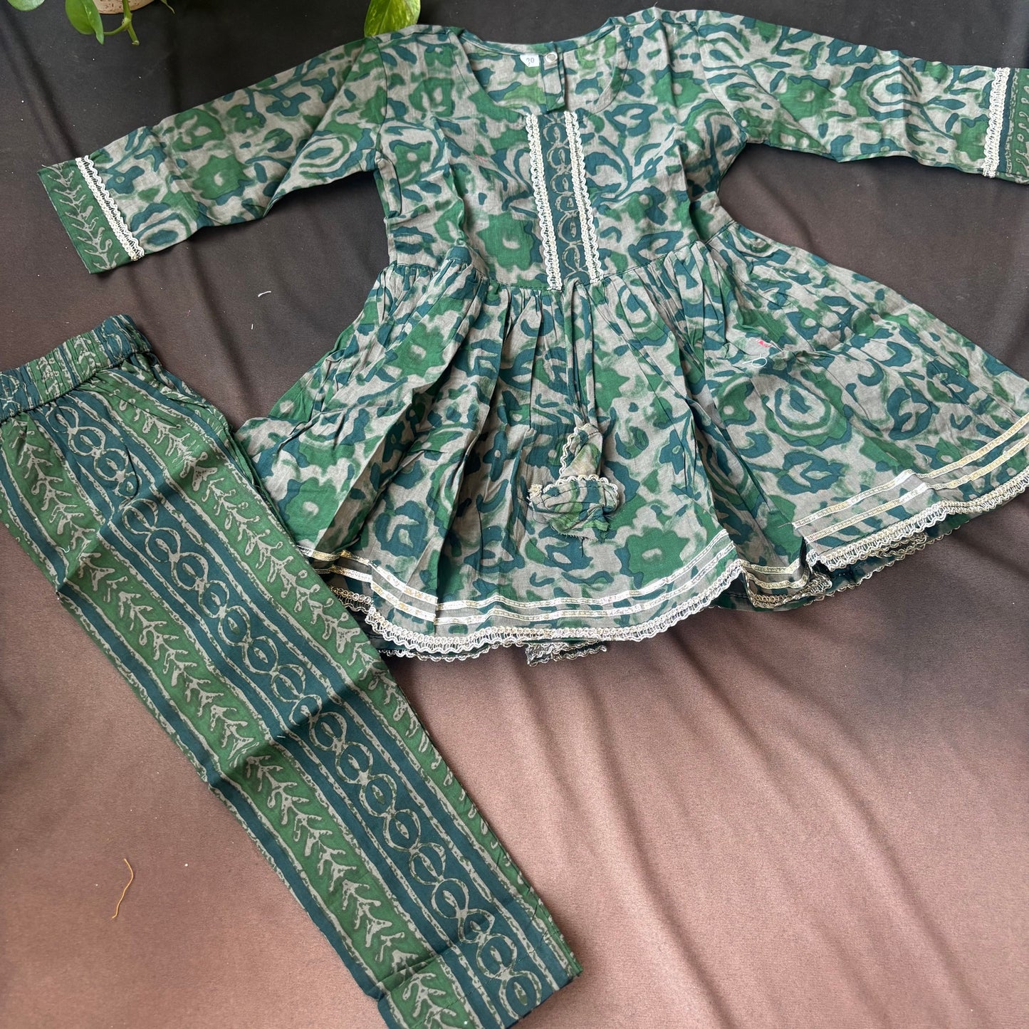 Lush Green Anarkali Set