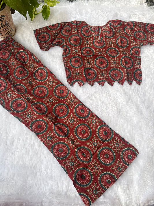 Choco brown pant co-Ord set