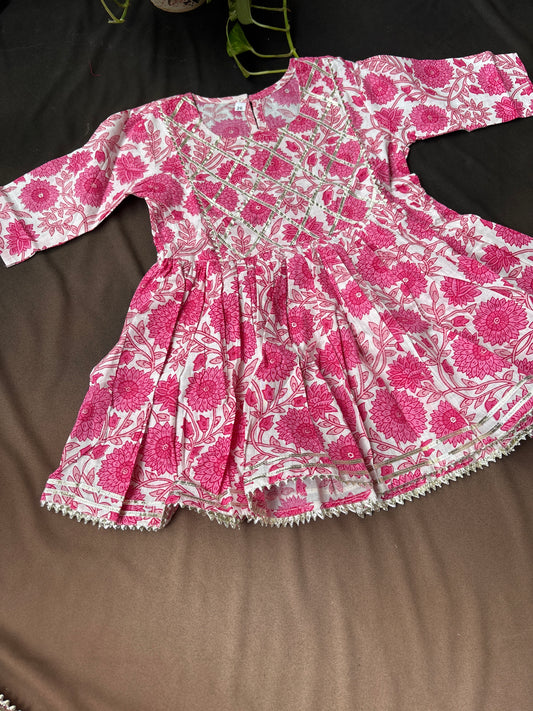 Pink parade Sharara Set