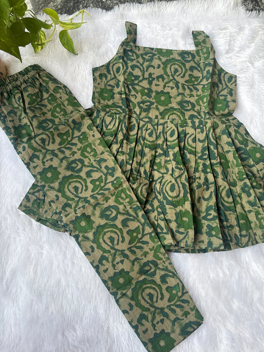 Forest green pant co-Ord set