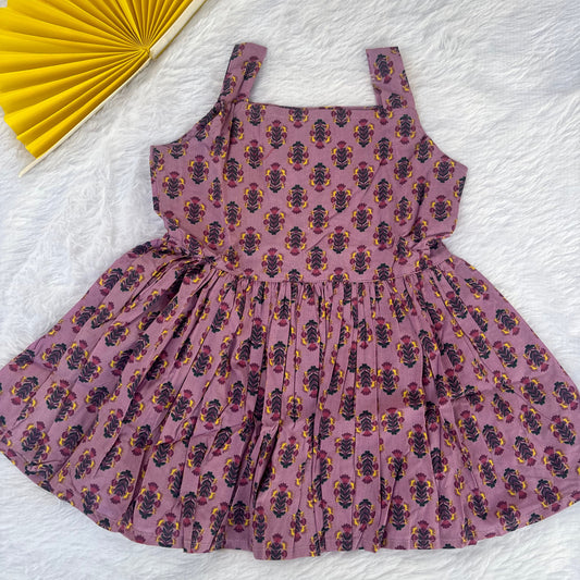 Rosy Petal Cotton Frock