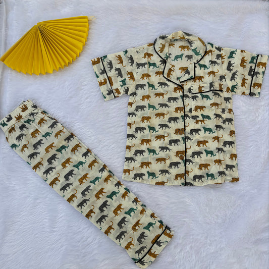 Jungle Safari Cotton Nightwear Set