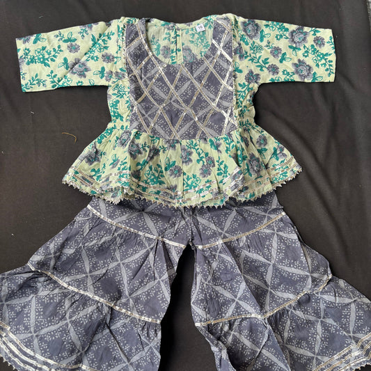 Gulab Tara Sharara Set