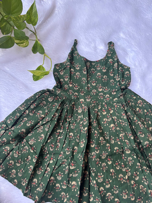 Olive Blossom Frock
