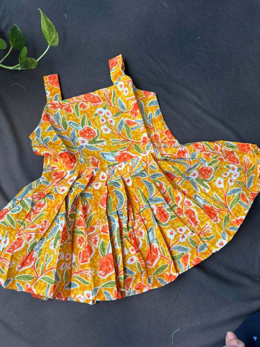 Marigold Meadow Cotton Frock