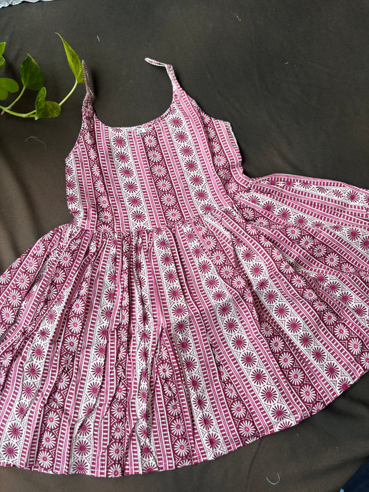 Berry Breeze Cotton Frock