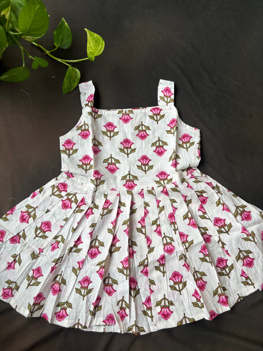 Pink blush floral frock