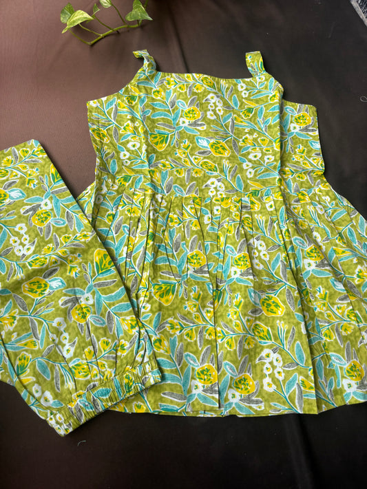 Green lush floral co-Ord set