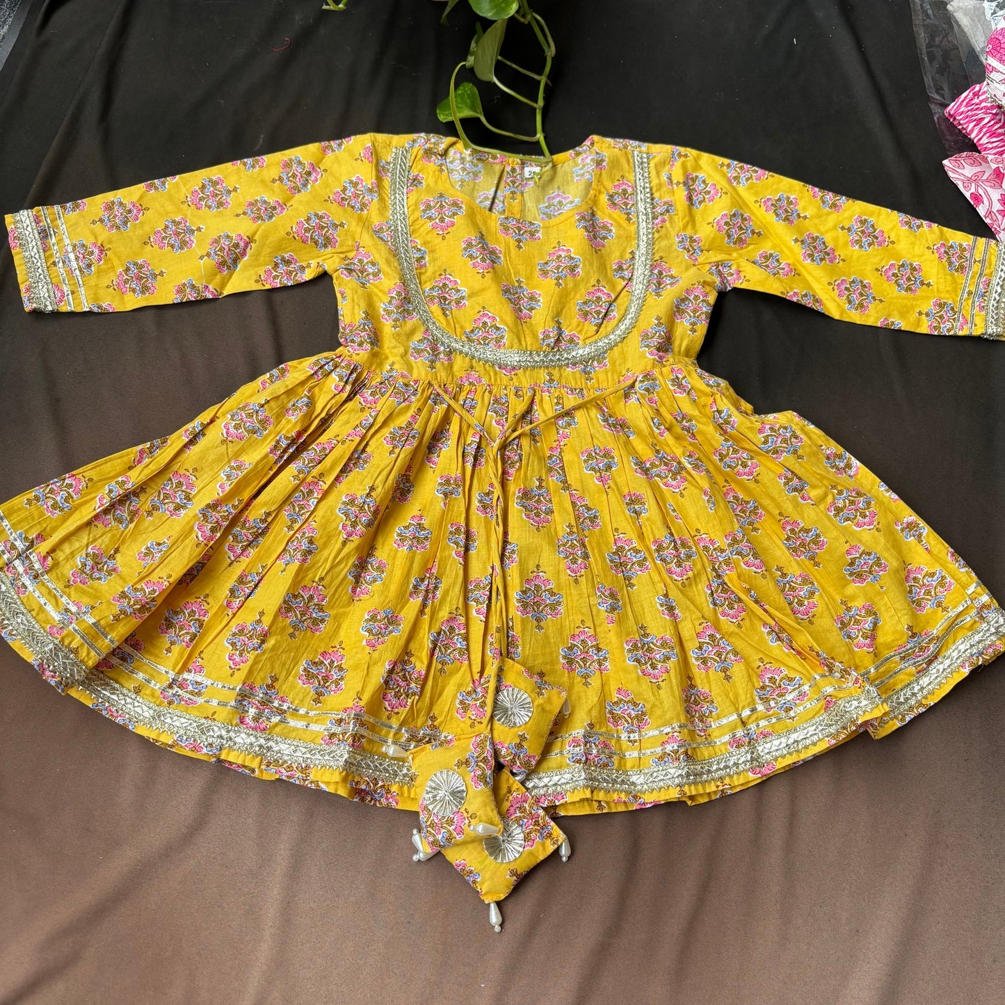 Mustard Magic Sharara Set