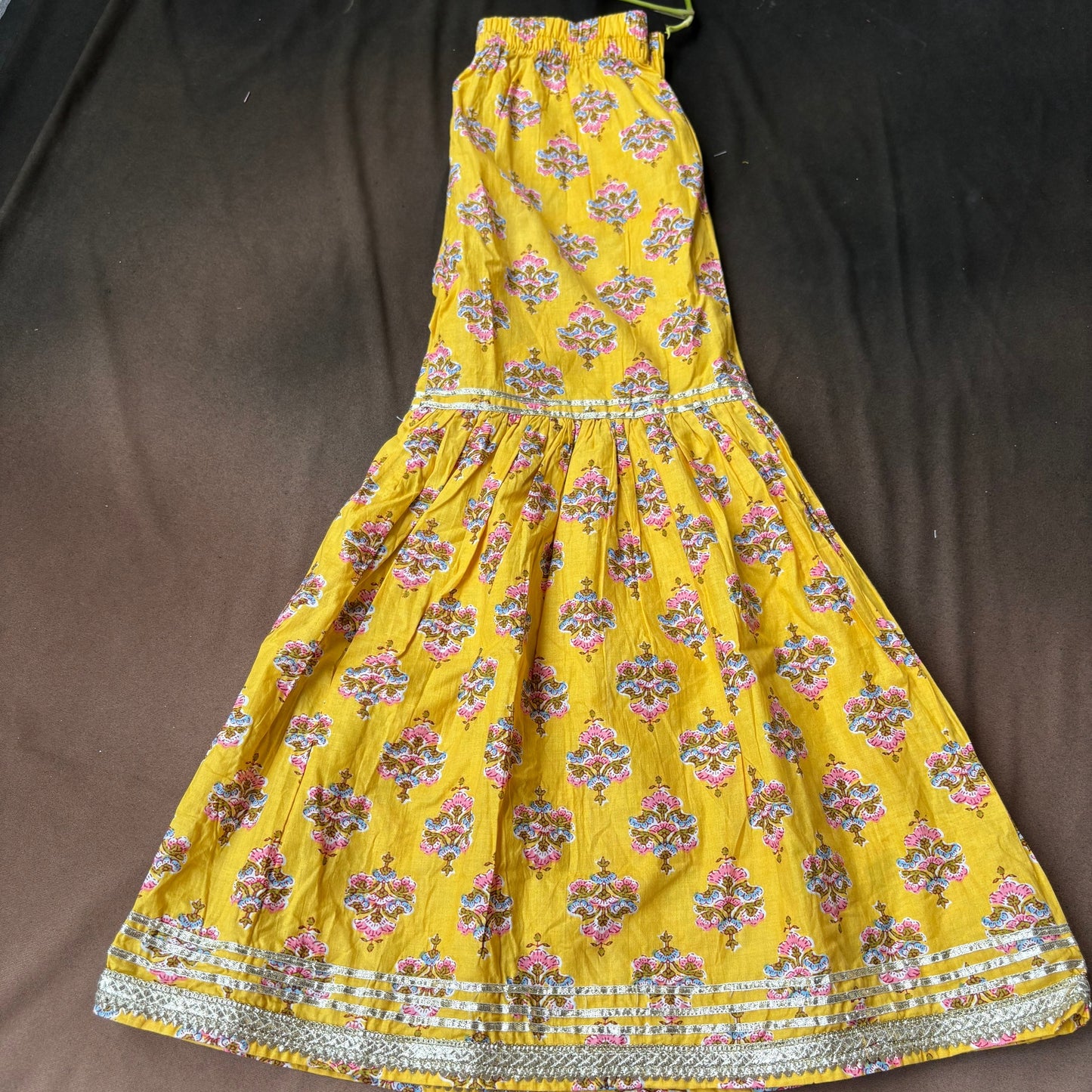 Mustard Magic Sharara Set