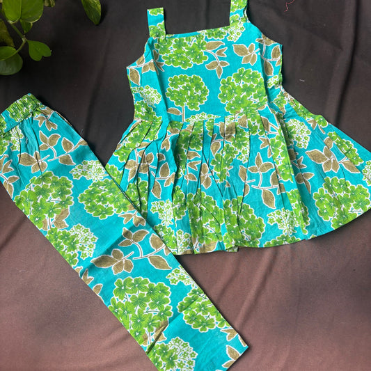 Aqua Bloom Co-ord Set