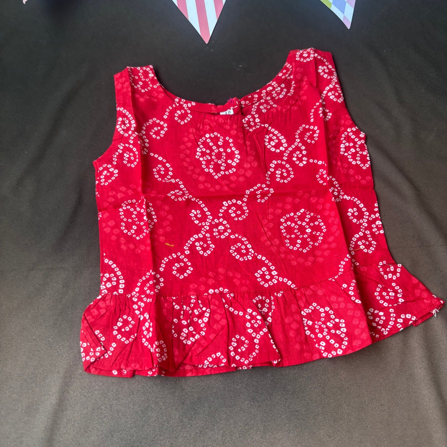 Crimson Charm Kids Co-Ord Set