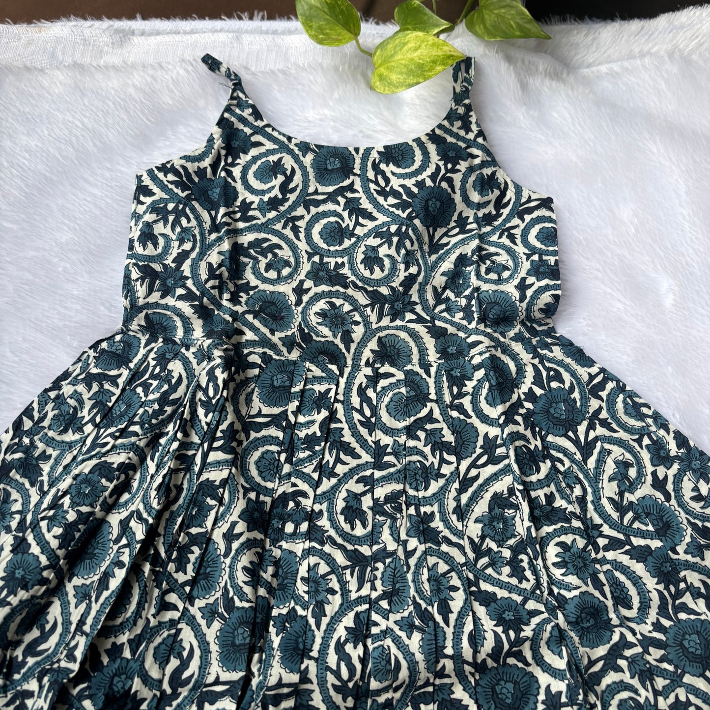 Blue Floral Frock