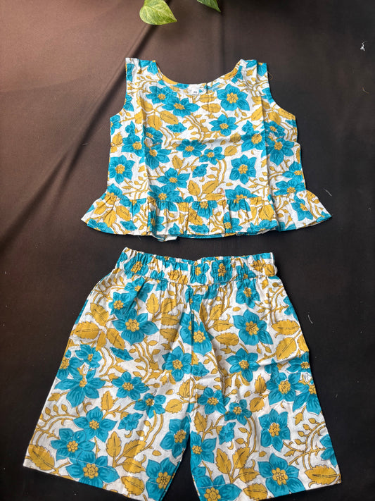 Sunny Bloom Shorts Co-ord Set