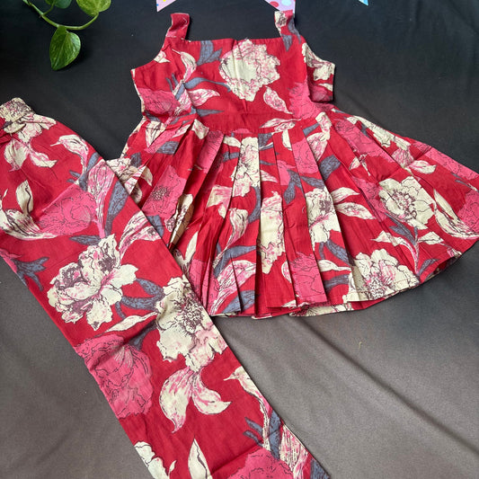 Red Rosette Co-ord Set